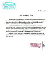Referencje CBDZOE