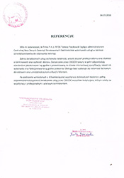 Referencje CBDZOE