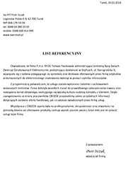 Referencje CBDZOE