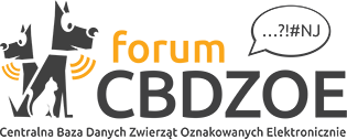 cbdzoe.pl - Centralna Baza Danych Zwierząt Oznakowanych Elektronicznie