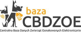 cbdzoe.pl - Centralna Baza Danych Zwierząt Oznakowanych Elektronicznie