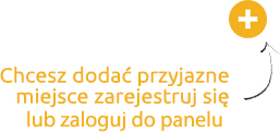 Chcesz dodać przyjazne miejsce zarejestruj się